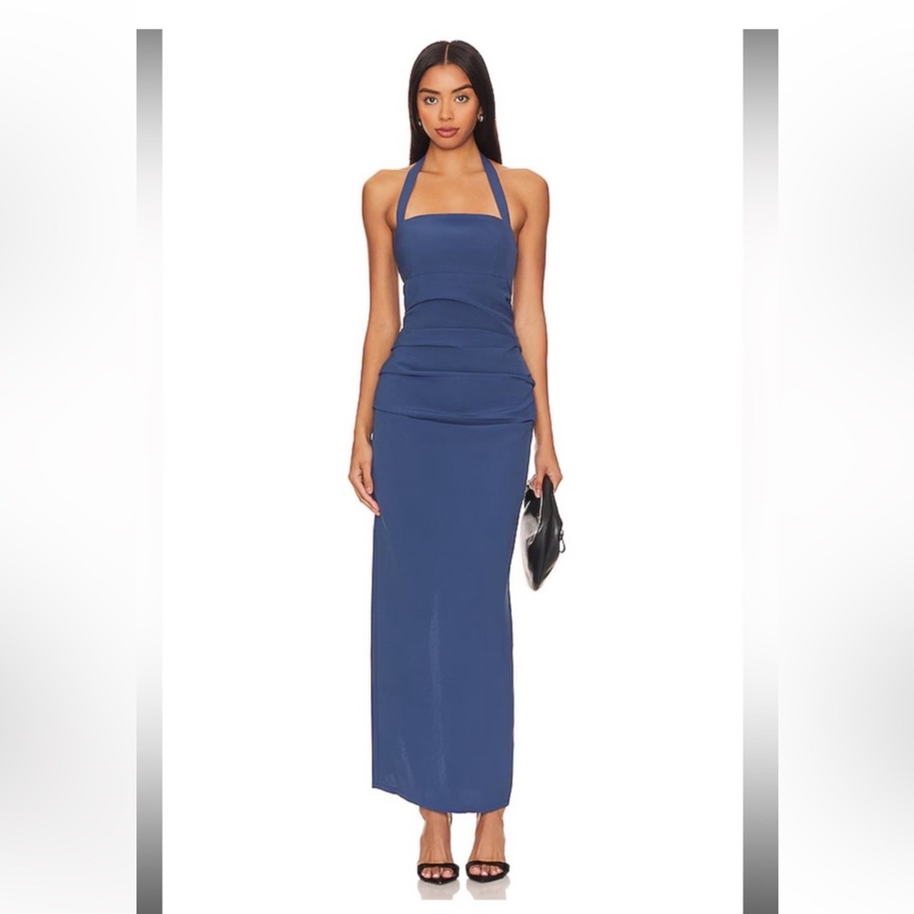 Lioness Blue Halter Dress